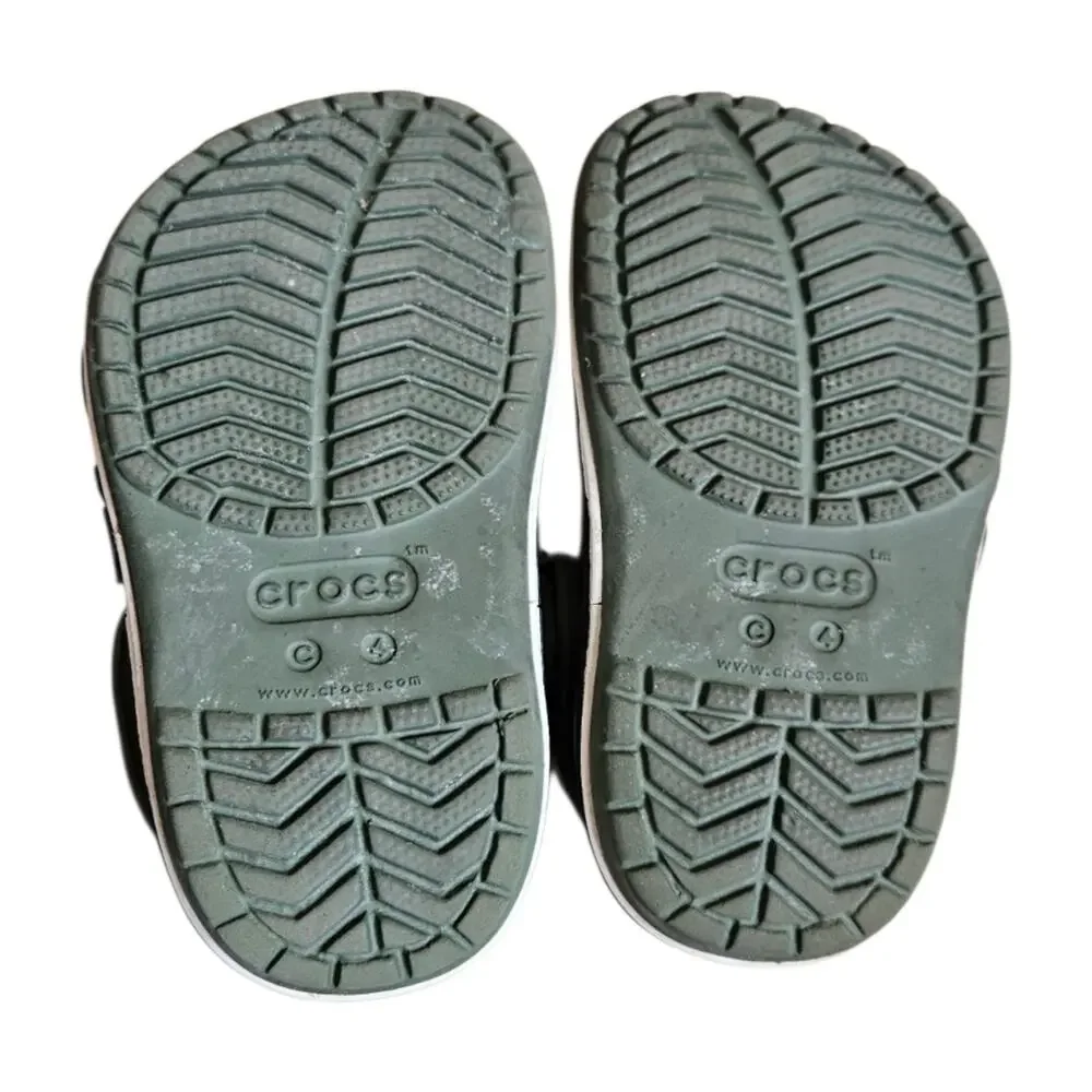 Crocs Toddler Size 4 Olive Green Bayaband Clog Water Slip On Shoes